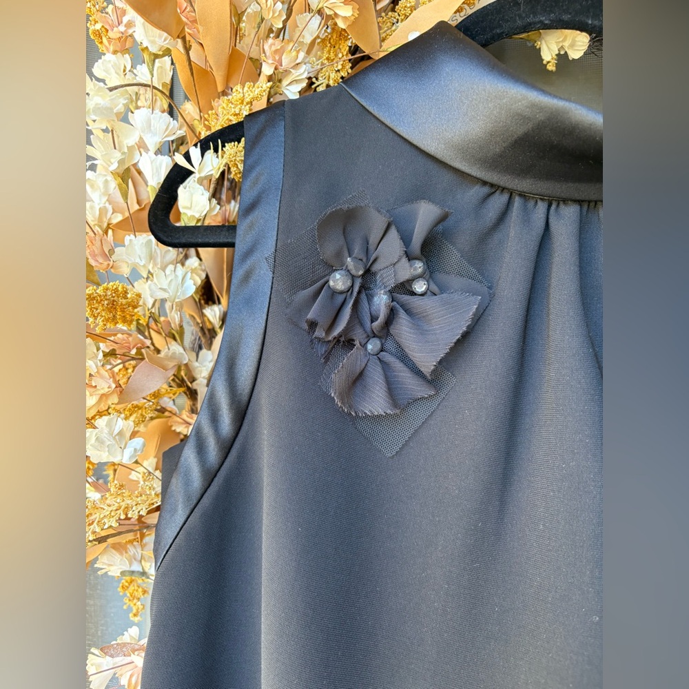 SIMPLY VER Vera Wang Simple Black Dress - Picture 2 of 15